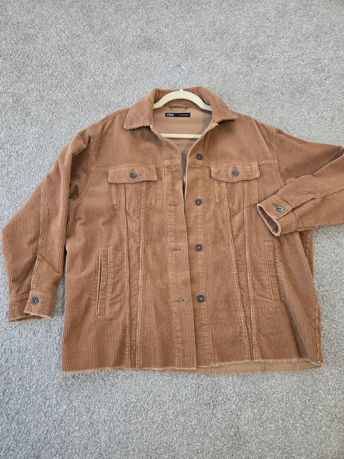 OVERSIZED CORDUROY OVERSHIRT WITH POCKETS
