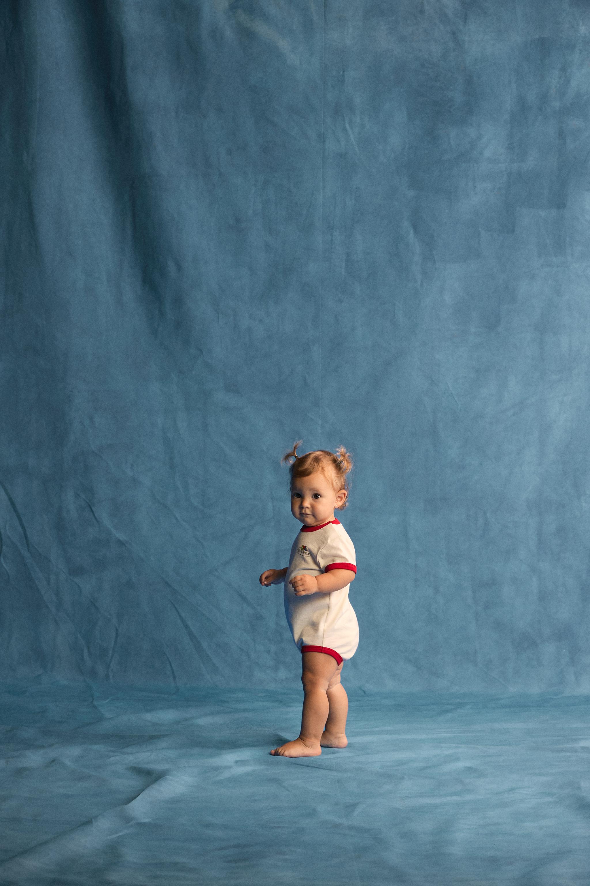 FRUIT OF THE LOOM™ CONTRAST PIPING BODYSUIT