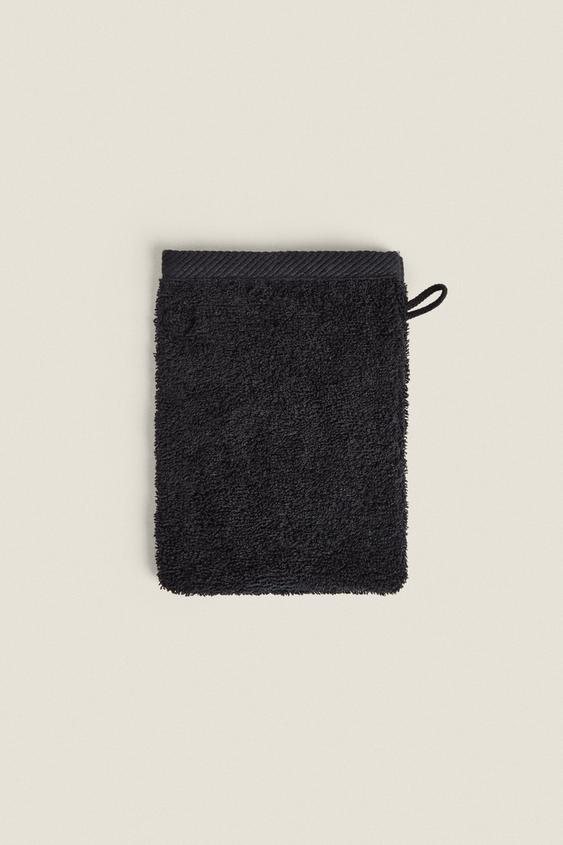 COTTON TERRY BATH MITT