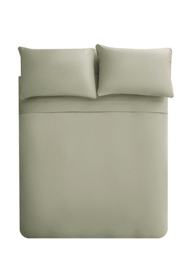 غلاف لحاف ساتان (كثافة 500 خيط) - dusty blue الخاص بـ Zara