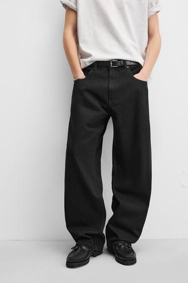 BAGGY FIT JEANS - Black de Zara - Image 4