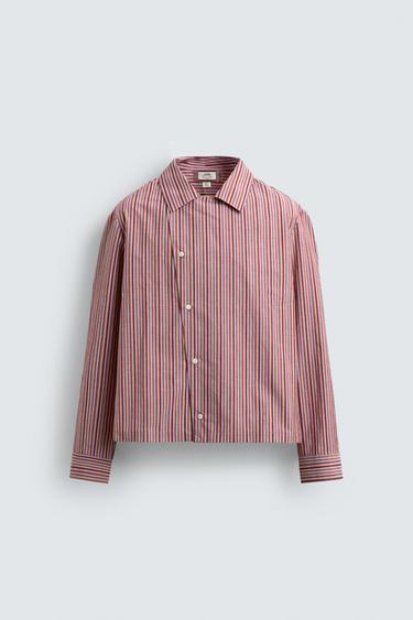 CAMISA RELAXED FIT RAYAS SAMUEL DE SABOIA X ZARA - Rayas de Zara