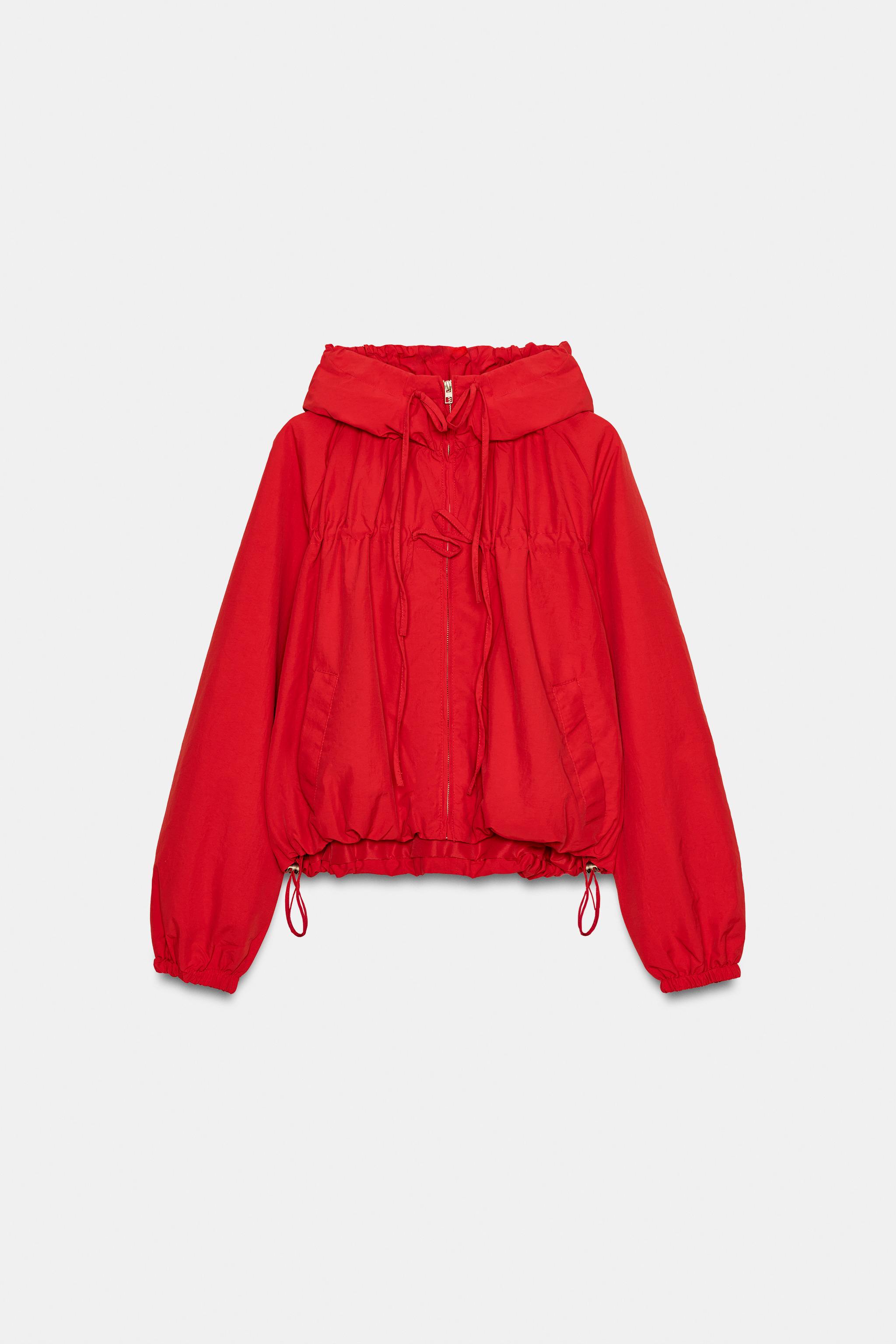 NYLON JACKET WITH TIES