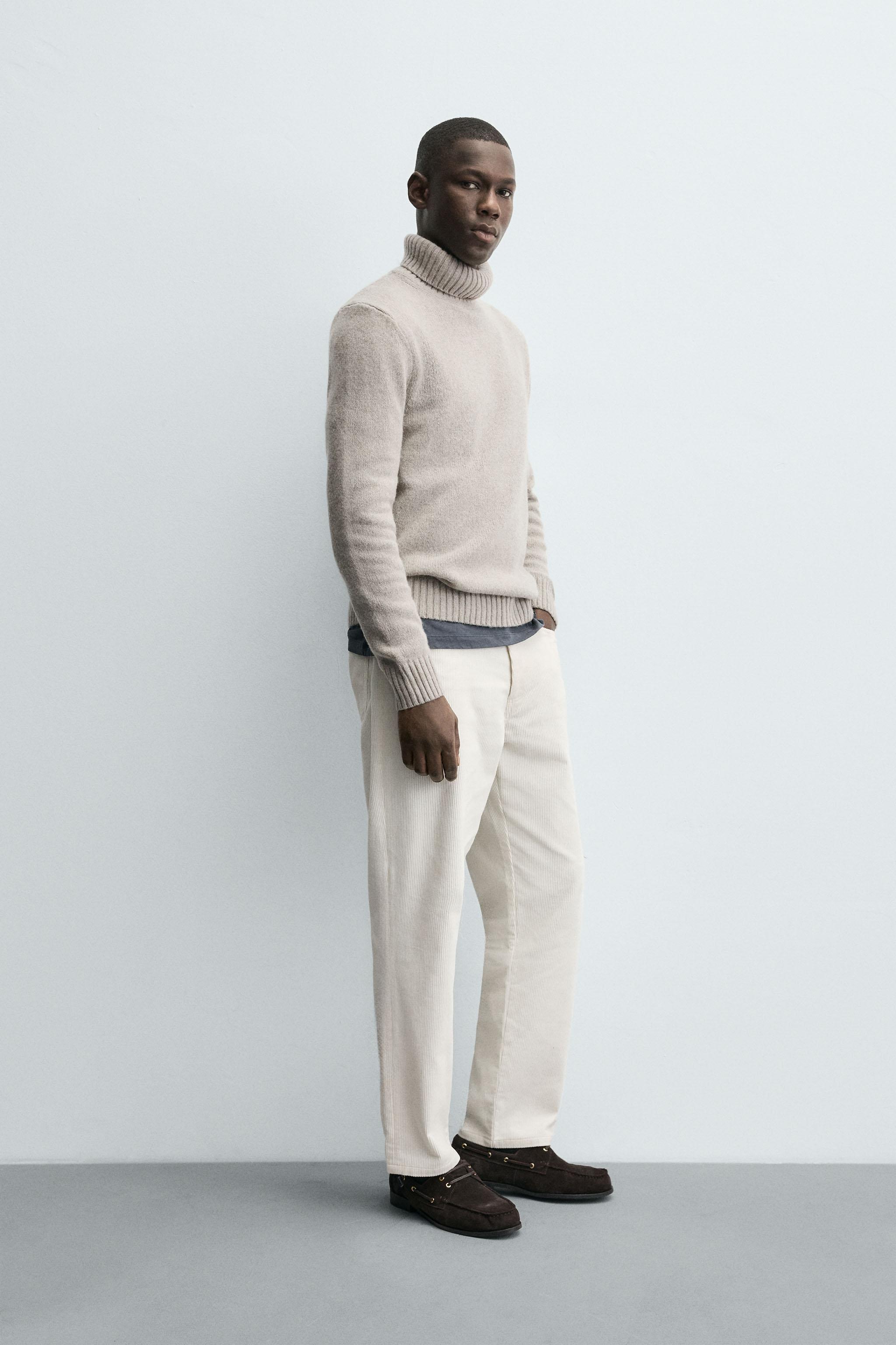 WOOL BLEND HIGH NECK JUMPER