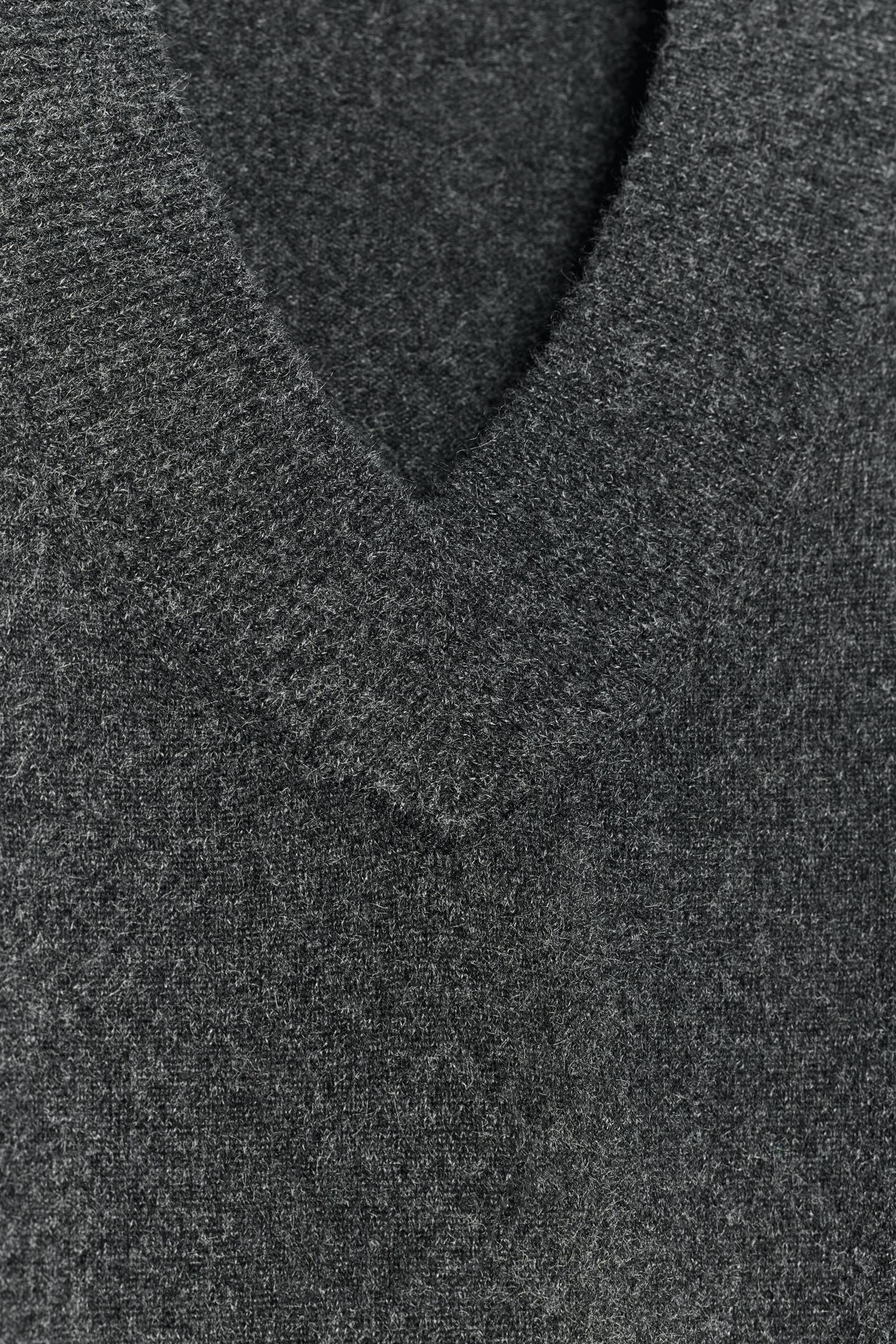 Женский свитер Zara Oversized Knit, цвет: Серый — фото 8