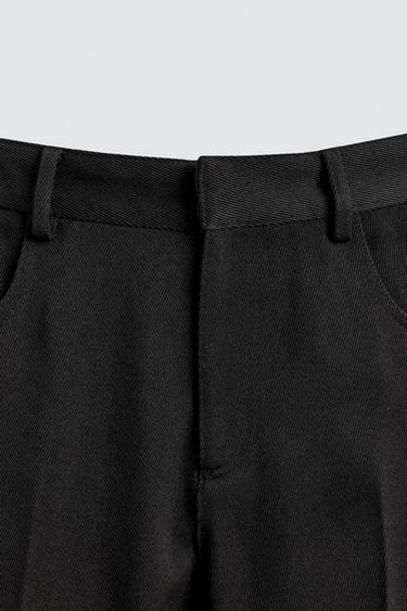 PANTALON ÉVASÉ EN TWILL - Noir de Zara - Image 8