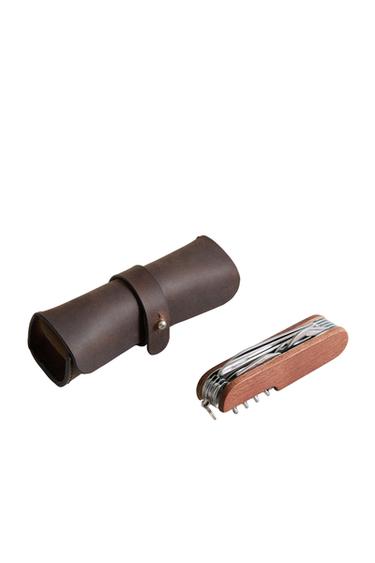 MULTIFUNKTIONSMESSER MIT ETUI - Braun von Zara