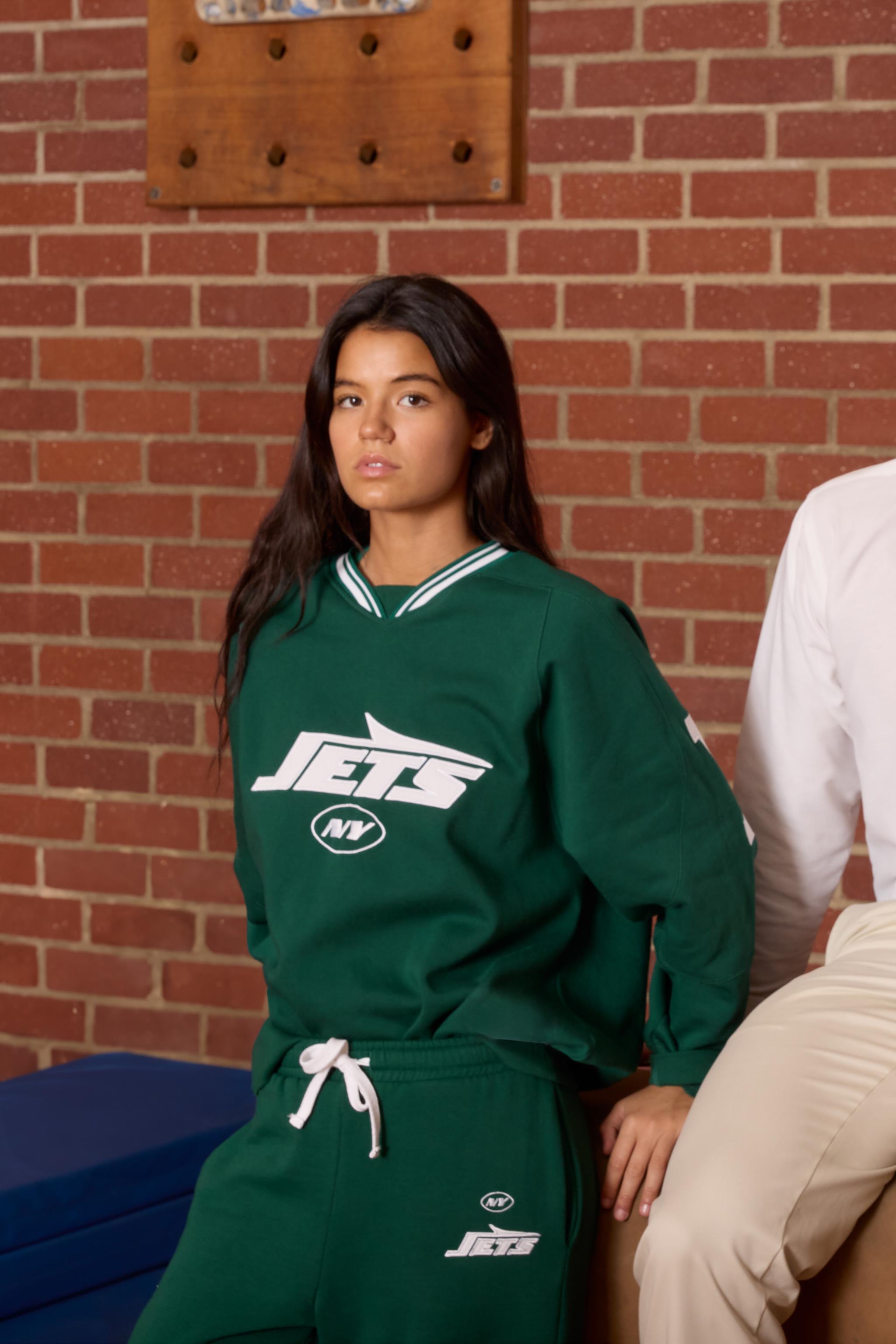 NFL JETS FLEECE SWEATSHIRT - GREEN | ZARA United States