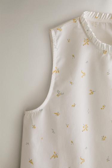 FLORAL TOP - White by Zara - Image 2