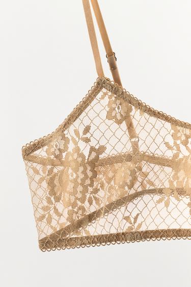 LACE BRALETTE - Golden by Zara - Image 5
