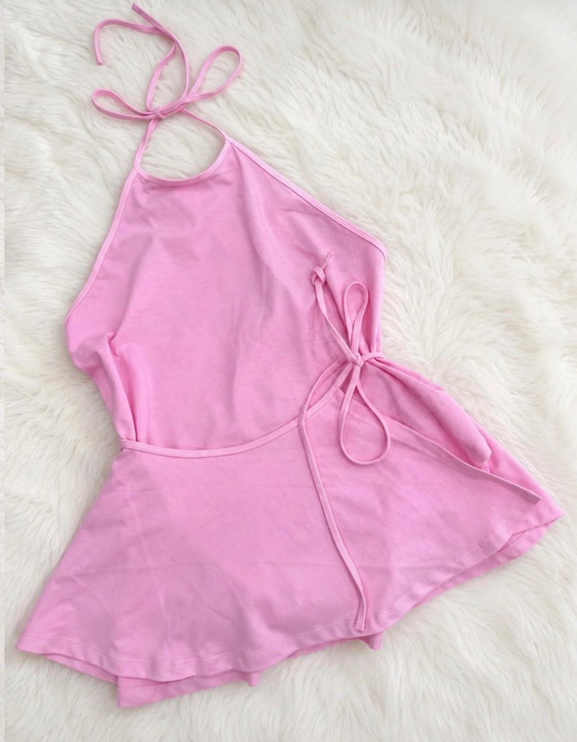HALTER TOP WITH WAISTBAND - Image 2