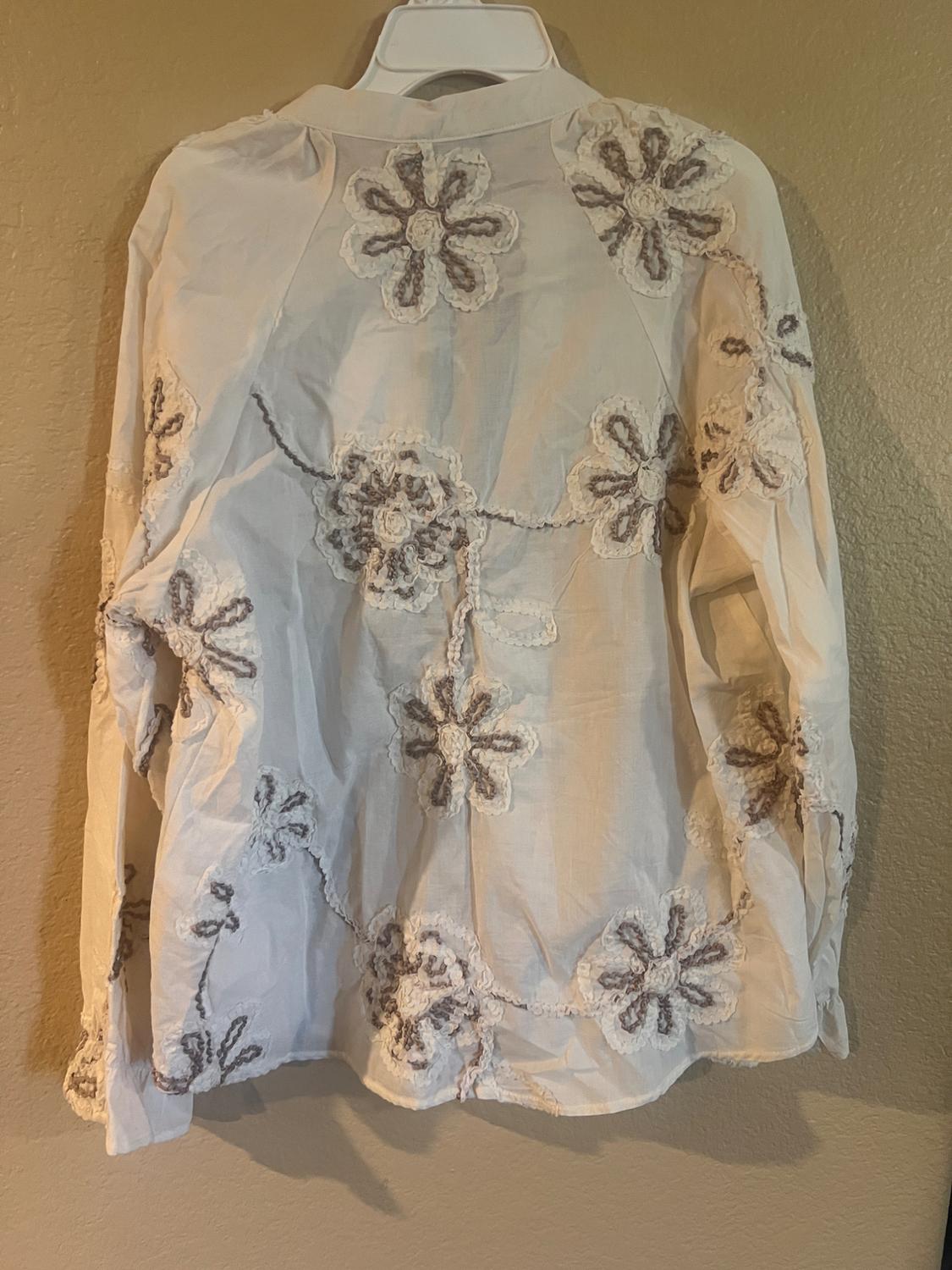 BLUSA BORDADOS FLORES - Image 2