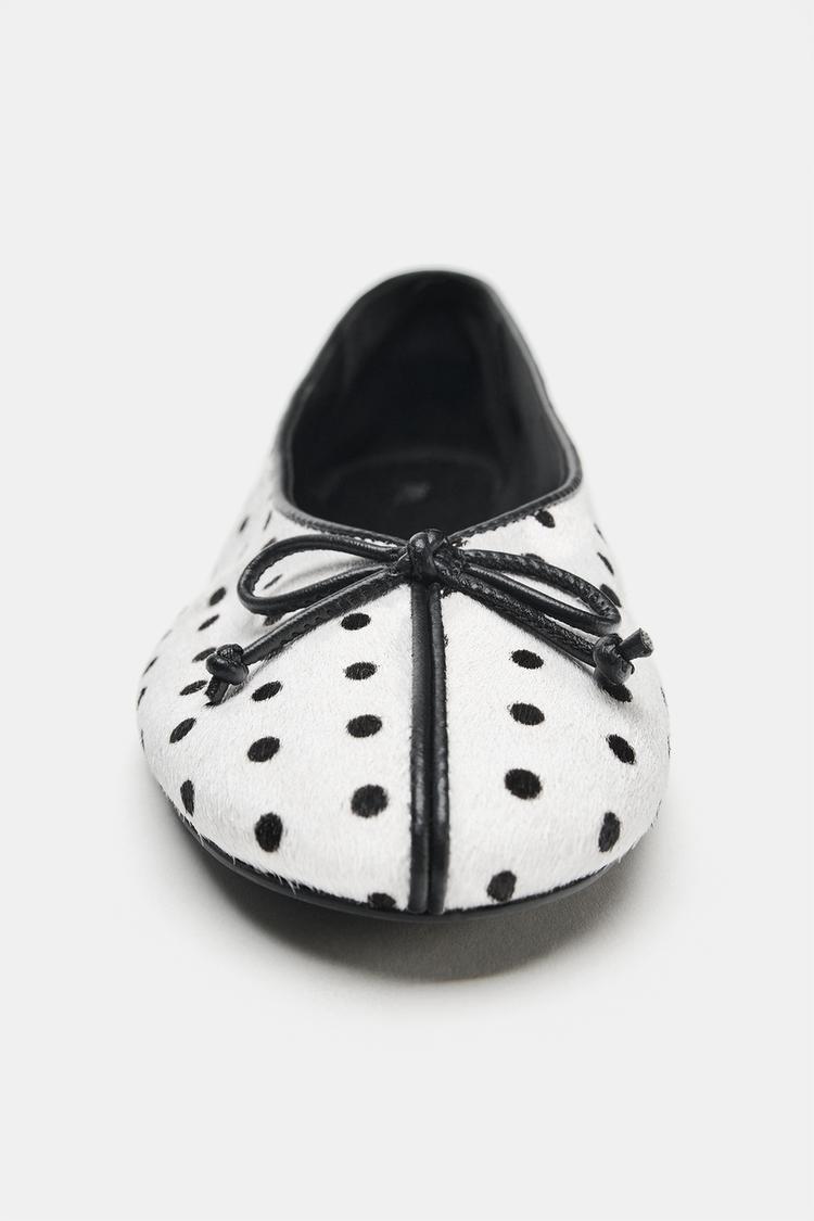 Bailarinas de cuero estampadas 5