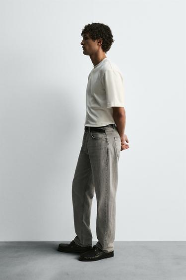 JEAN STRAIGHT FIT - Gris moyen de Zara - Image 3