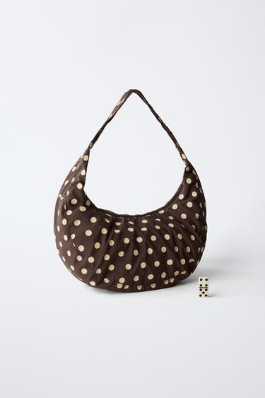 SAC À BANDOULIÈRE TAUPE - Marron de Zara - Image 5