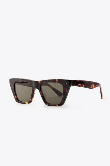 LUNETTES DE SOLEIL ŒIL-DE-CHAT EFFET ÉCAILLE - Marron de Zara - Image 2