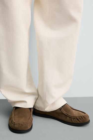 CHAUSSURES EN CUIR - Marron de Zara - Image 2