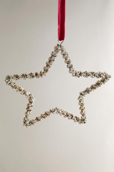 DÉCORATION SAPIN STRUCTURE ÉTOILE NOËL - Argent de Zara - Image 1