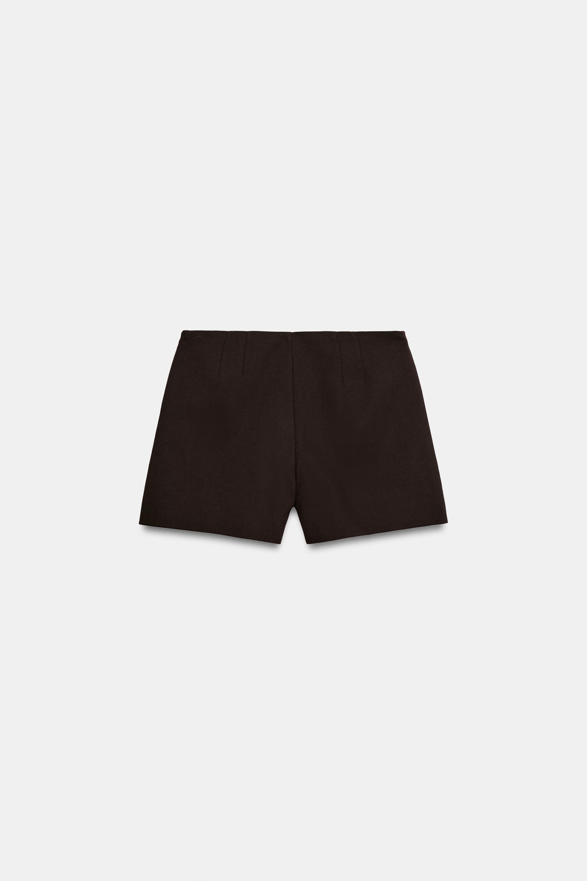 SHORT TAILLE HAUTE À POIS