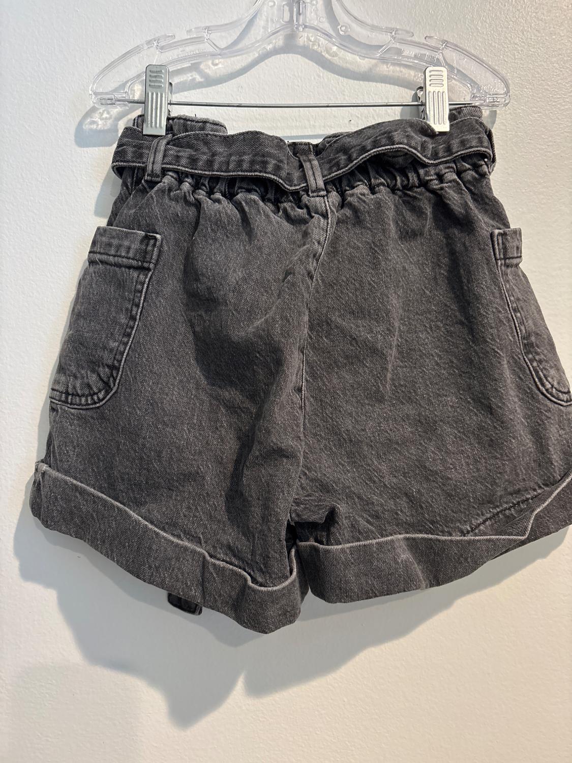 BELTED DENIM SHORTS - Image 2