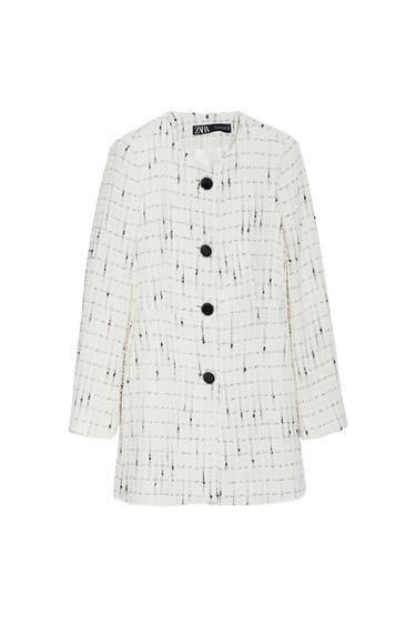 TEXTURED FROCK COAT