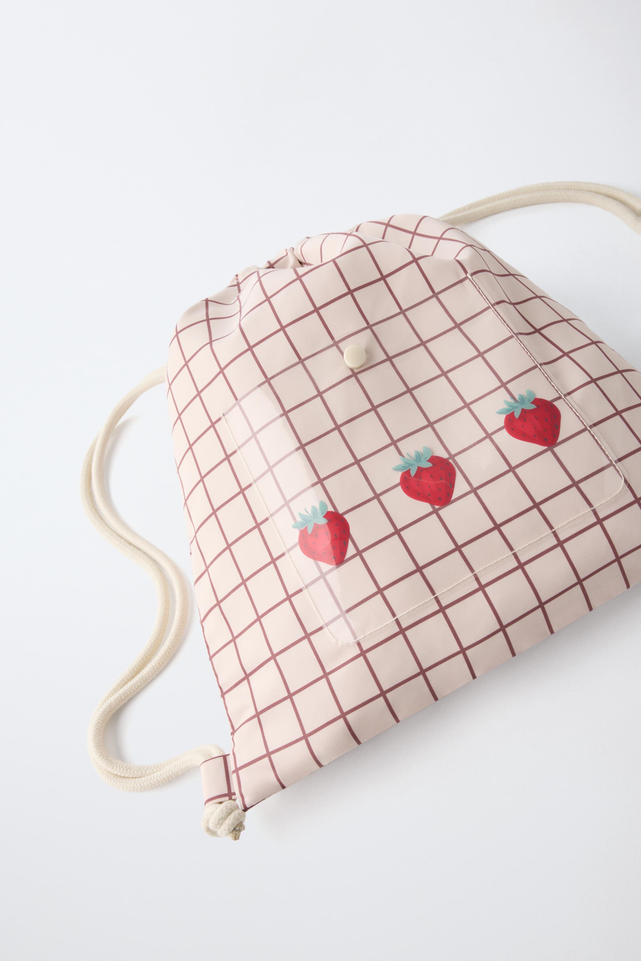 STRAWBERRY PLAID BAG