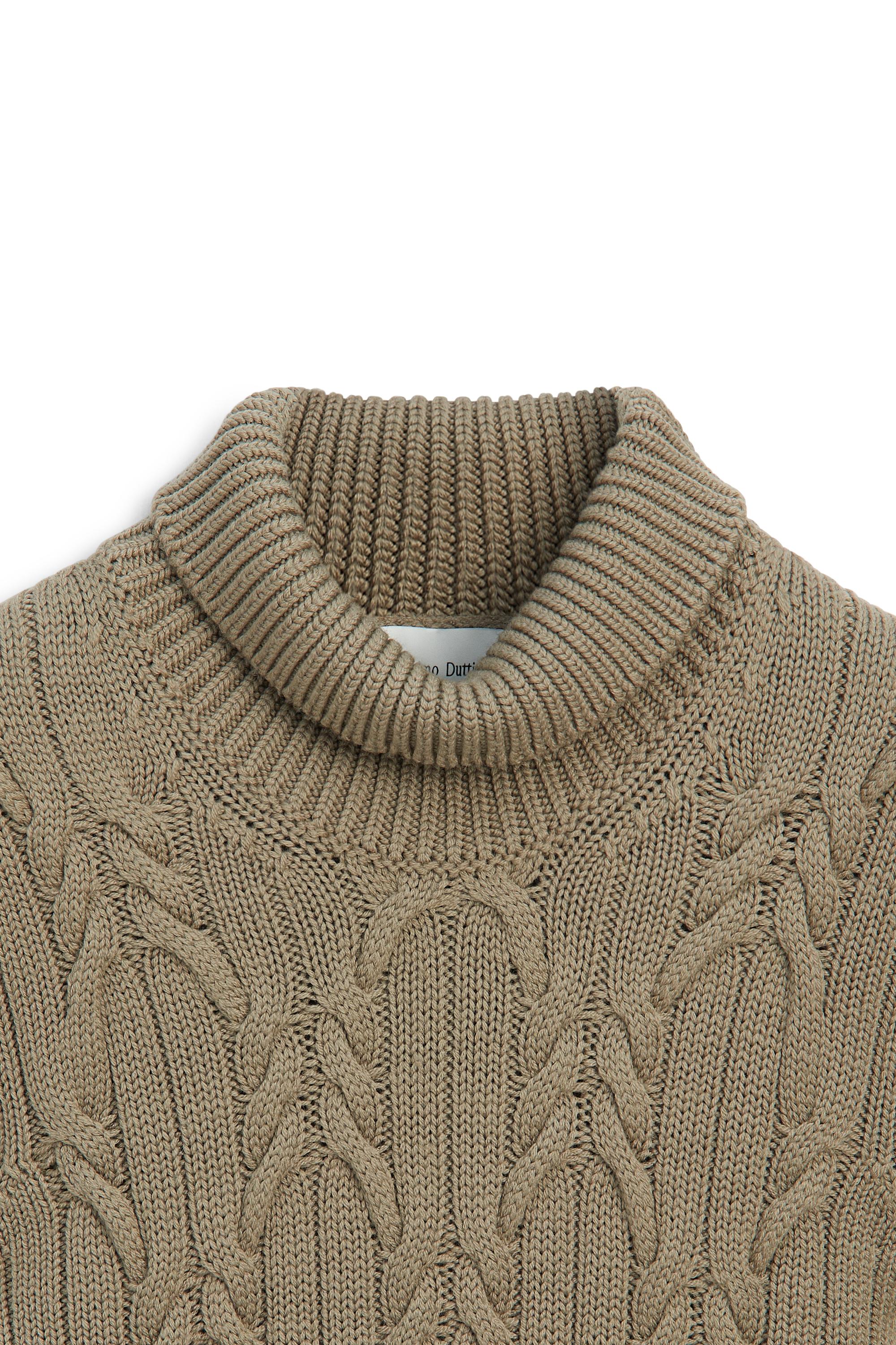 100% wool cable-knit sweater - LIMITED EDITION