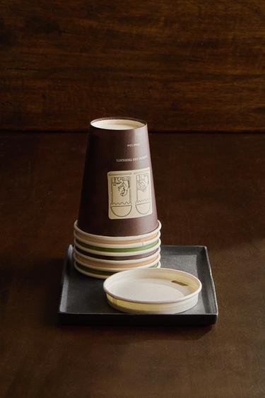 ΣΕΤ ΠΟΤΗΡΙΑ ΚΑΦΕ ΜΕ ΚΑΠΑΚΙ (ΣΕΤ ΤΩΝ 6) - Καφέ του Zara