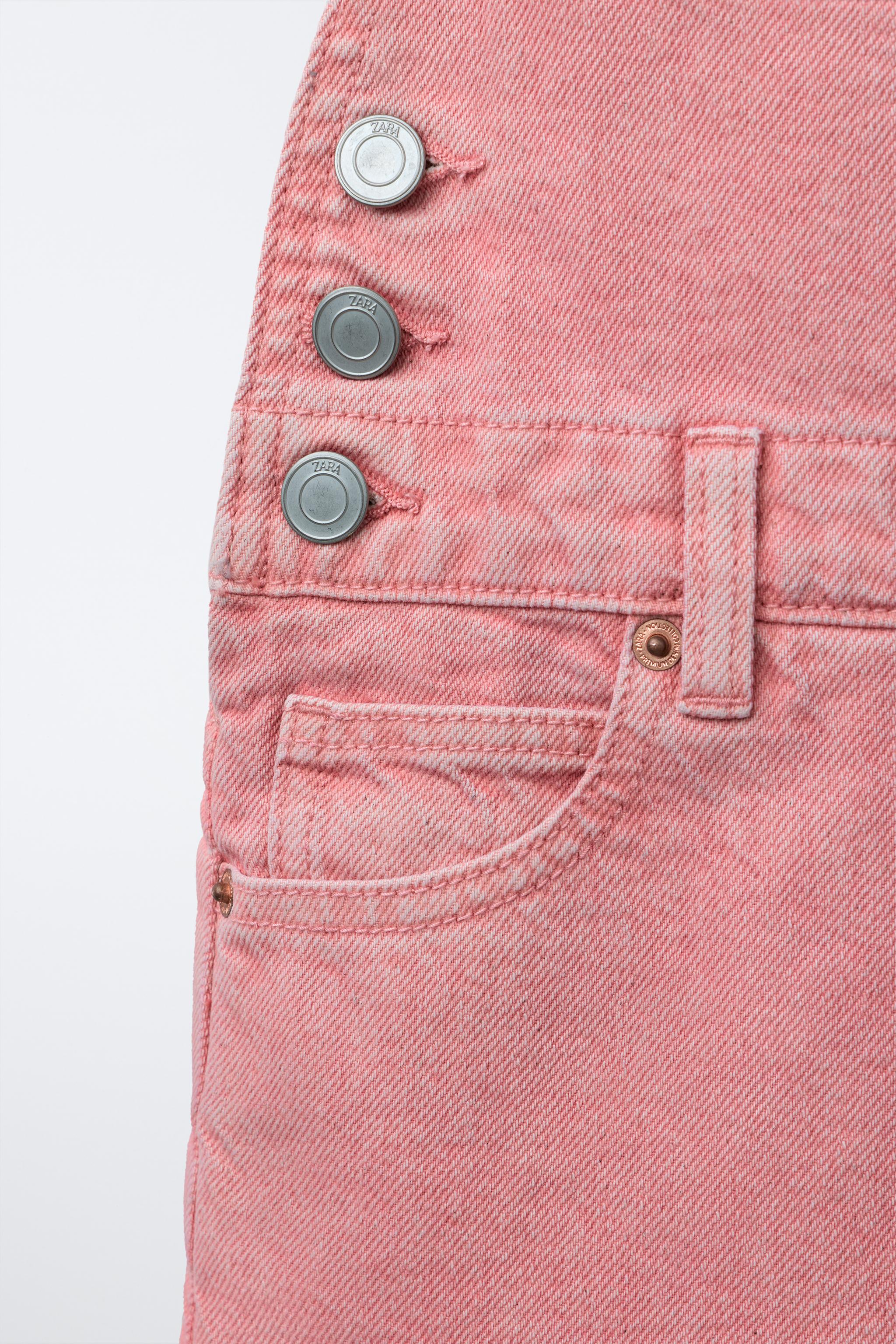PATCHED PINAFORE DRESS