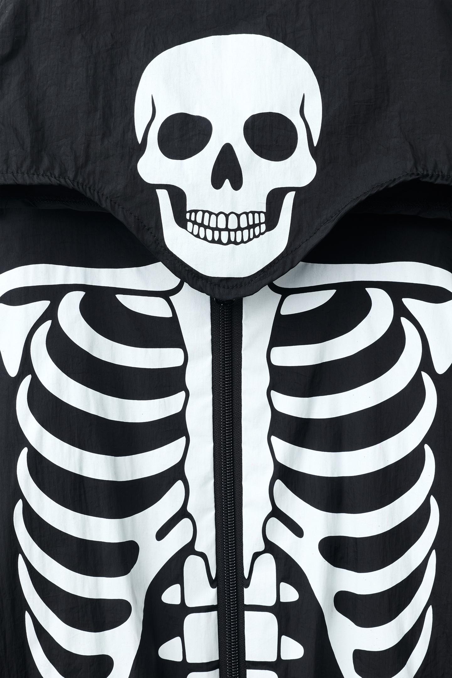 Детский комбинезон Zara Glow-In-The-Dark Skeleton Jumpsuit Costume, цвет: Чёрный — фото 4