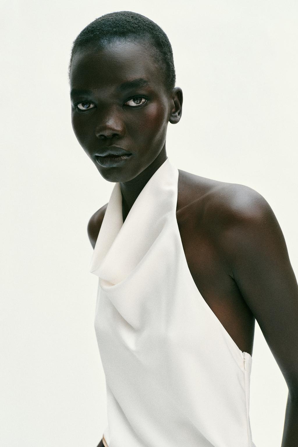 HALTER NECK JUMPSUIT WITH BELT - image 2