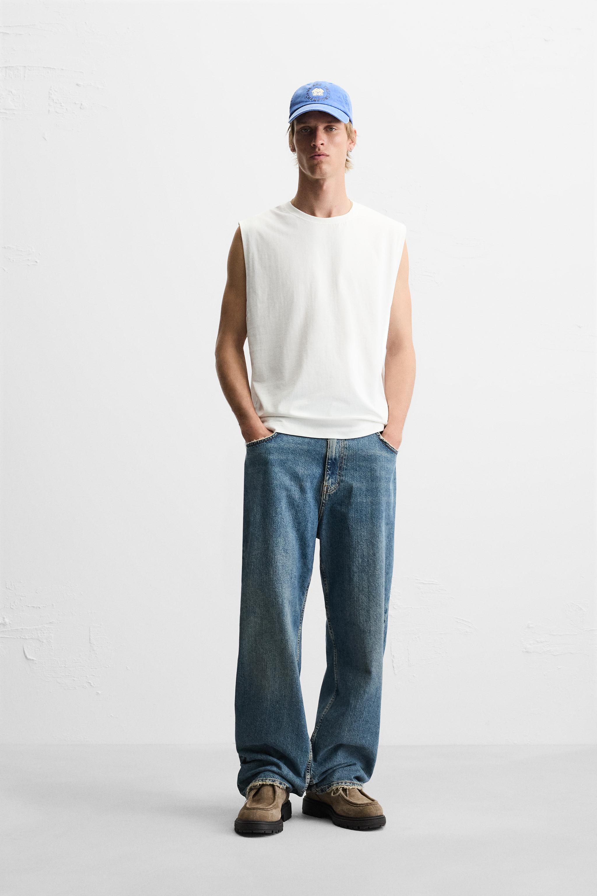 リラックスフィットタンクトップ - ホワイト | ZARA Japan / 日本