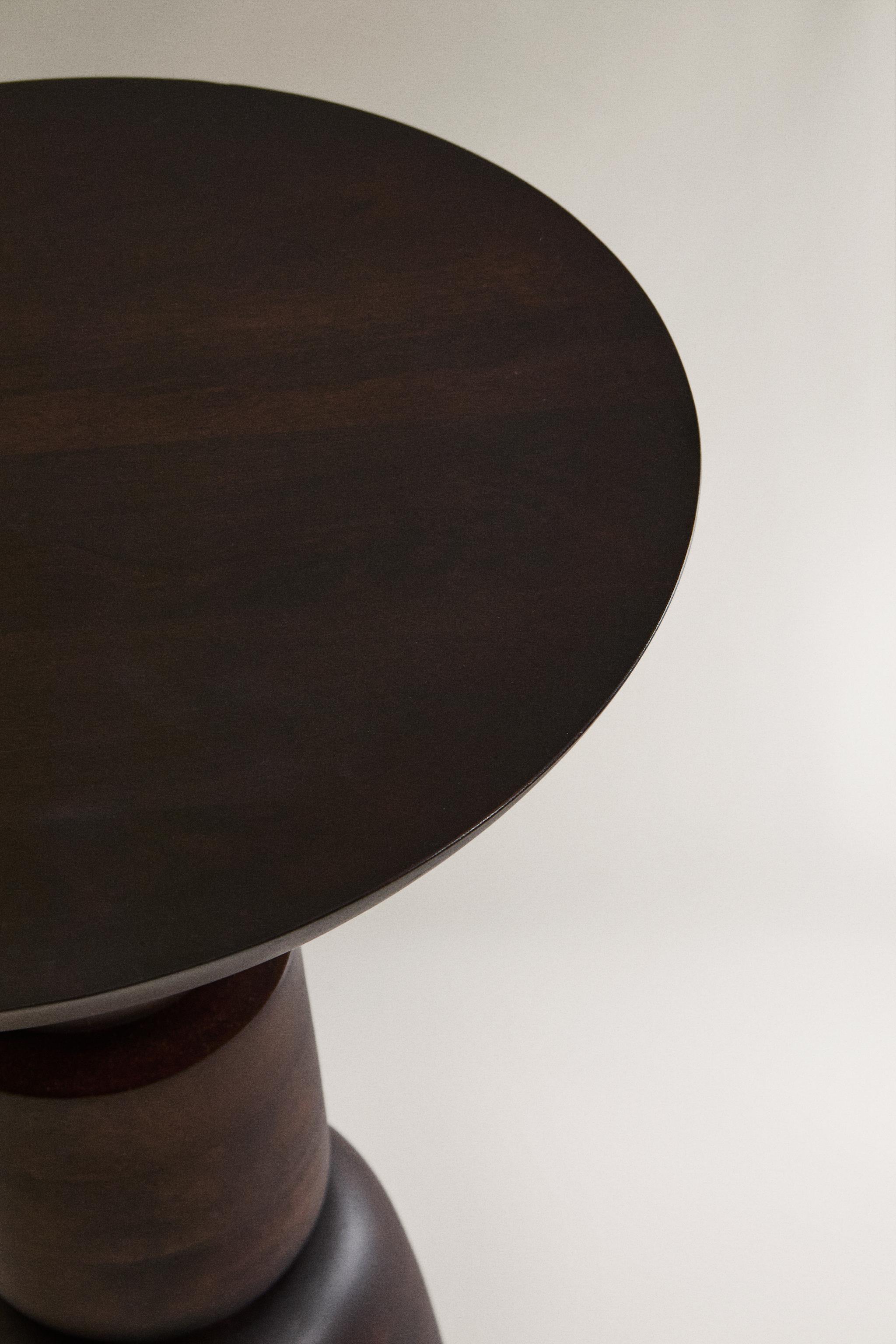 WOODEN SIDE TABLE