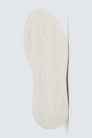 BASKET DÉTAIL TALON - Vert kaki de Zara - Image 7