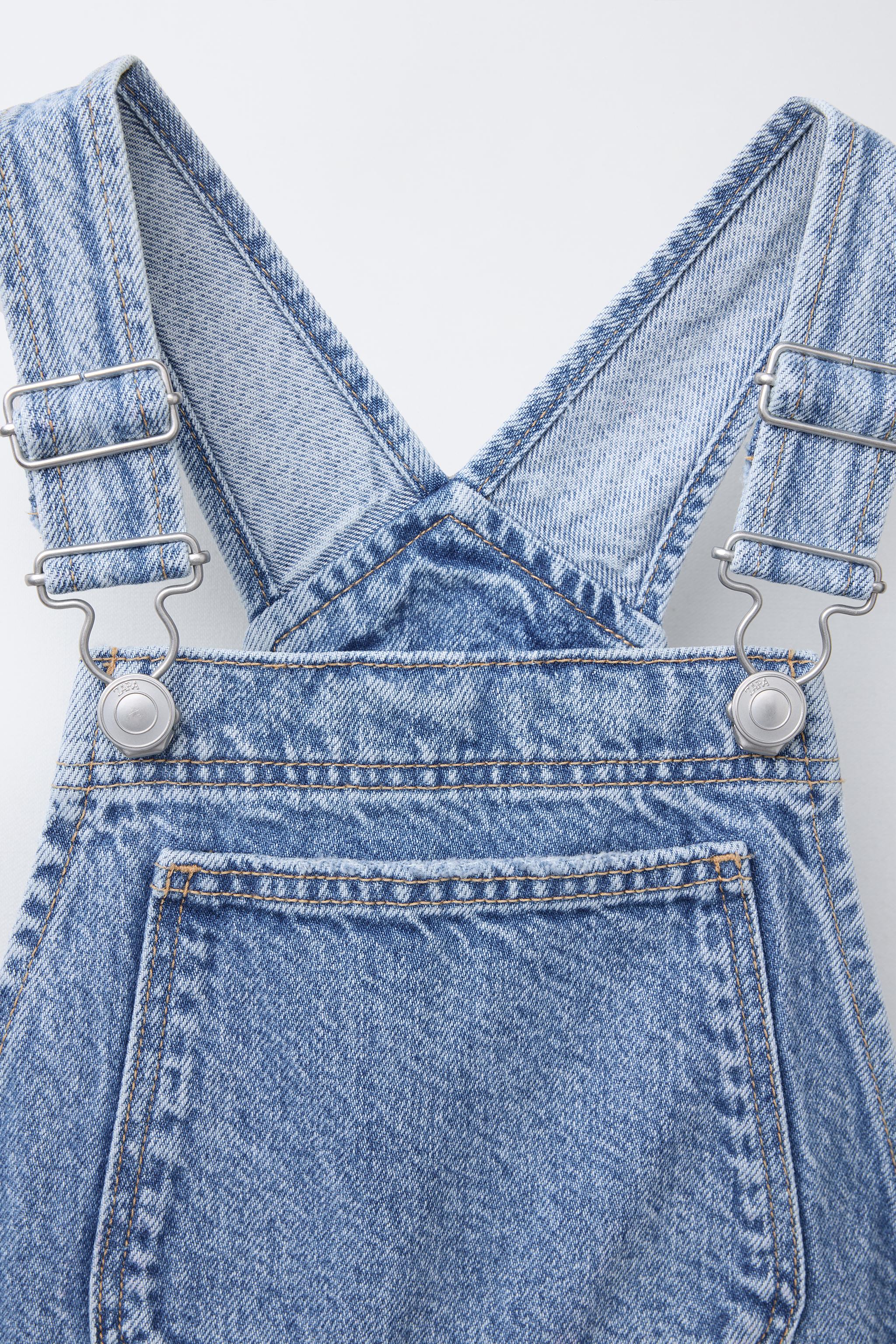 LONG DENIM OVERALLS - Blue | ZARA United States