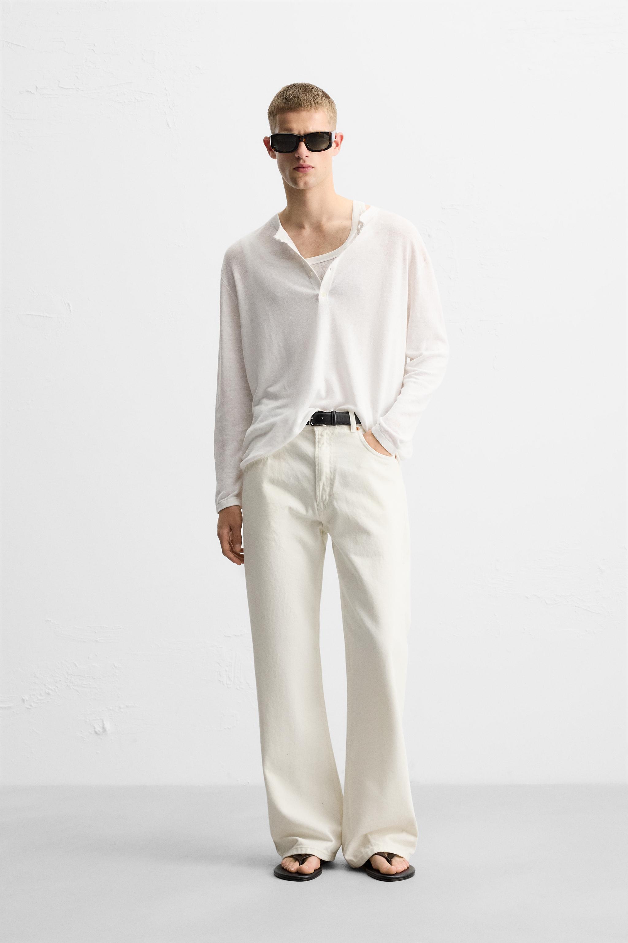 ZARA】シームディテール バギー デニムパンツ 6045/401/822