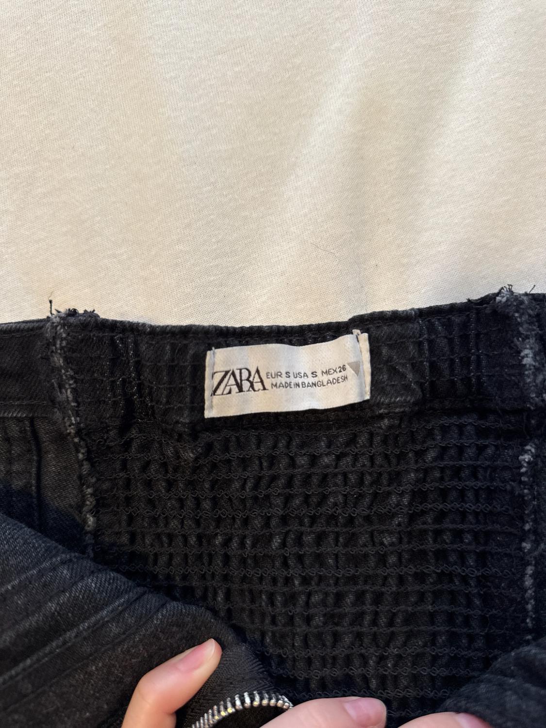 DENIM TRF CORSETRY-INSPIRED TOP - Image 5