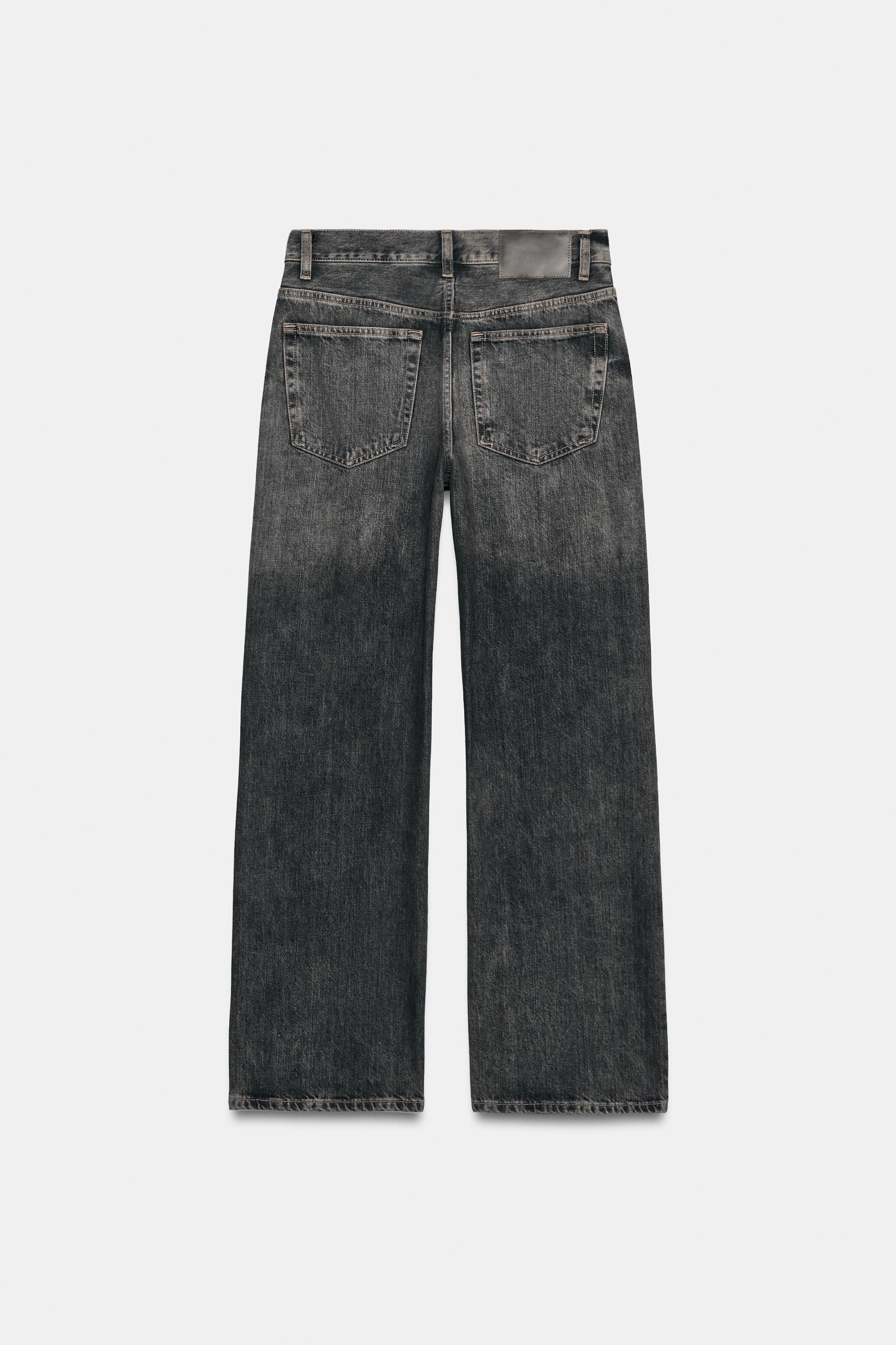 TRF LOW-RISE LOOSE STRAIGHT JEANS