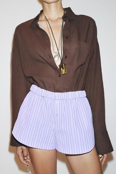 SHORT MINI TAILLE REVERS - 692 de Zara - Image 2