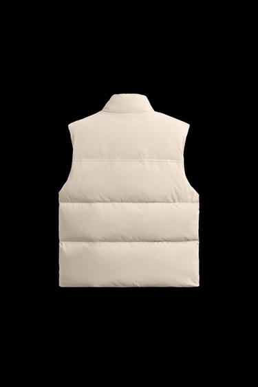 REGULAR FIT PADDED GILET - camel by Zara