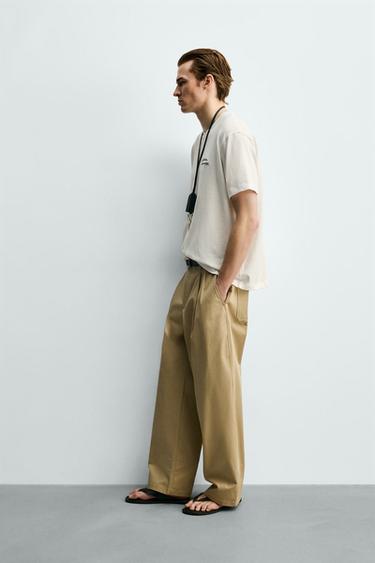 EMBROIDERED SLOGAN T-SHIRT - White by Zara - Image 3