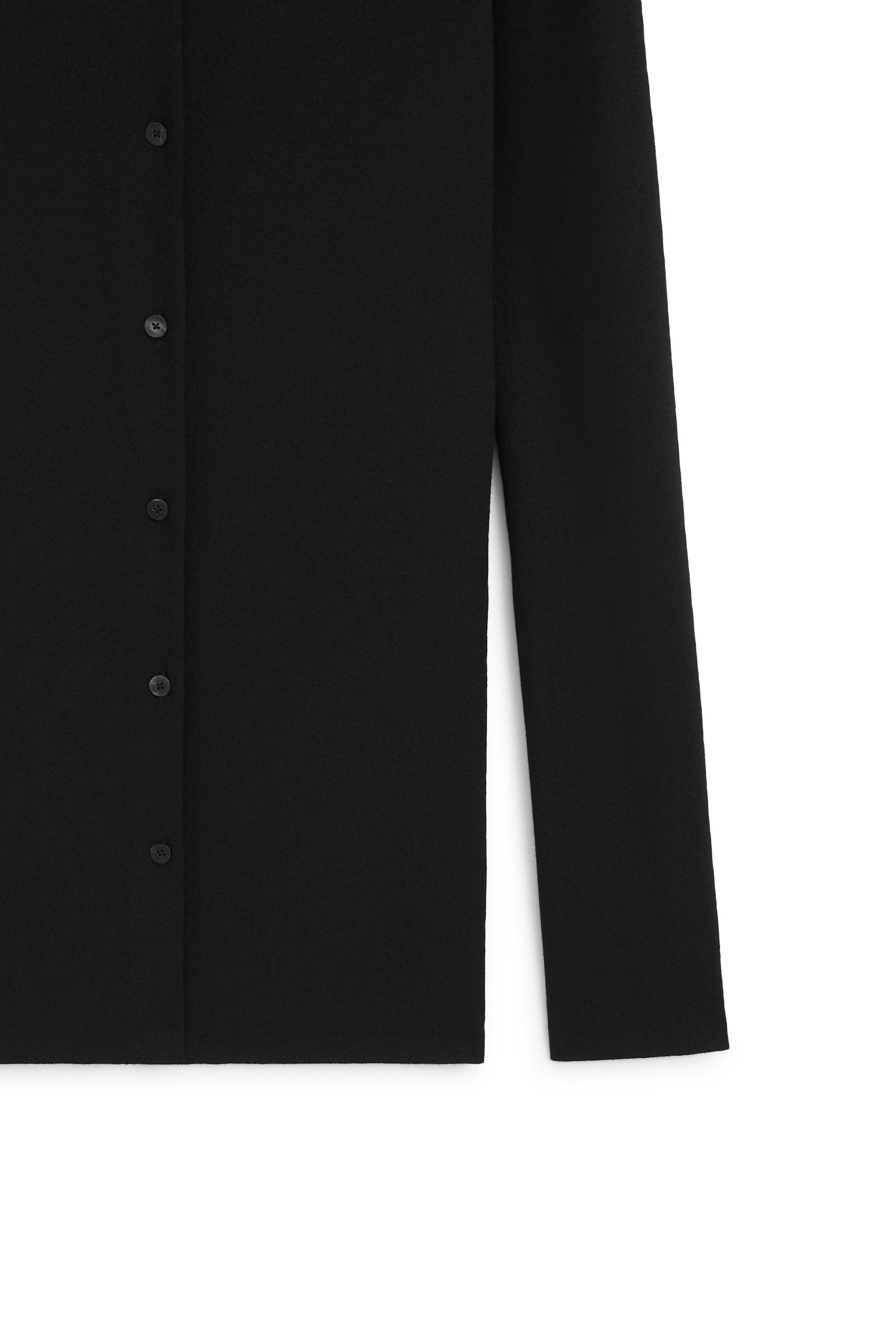 Stretch long wool blend shirt - LIMITED EDITION
