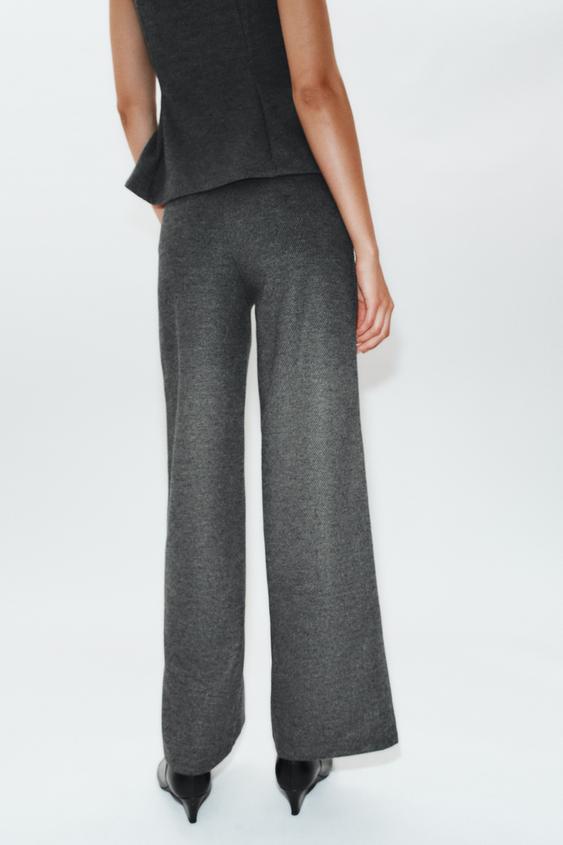 PANTALON PINCES - Gris moyen de Zara - Image 4