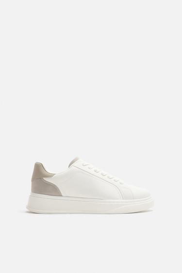 TRAINERS WITH HEEL DETAIL - Beige by Zara