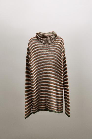 PULL EN MAILLE RAYÉ - Multicolore de Zara - Image 2