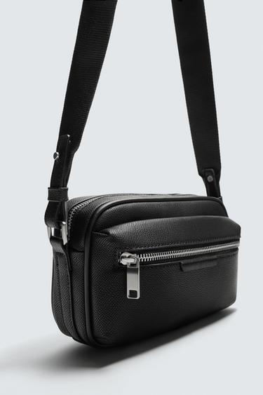 SAC BANDOULIÈRE TEXTURÉ - Noir de Zara - Image 4
