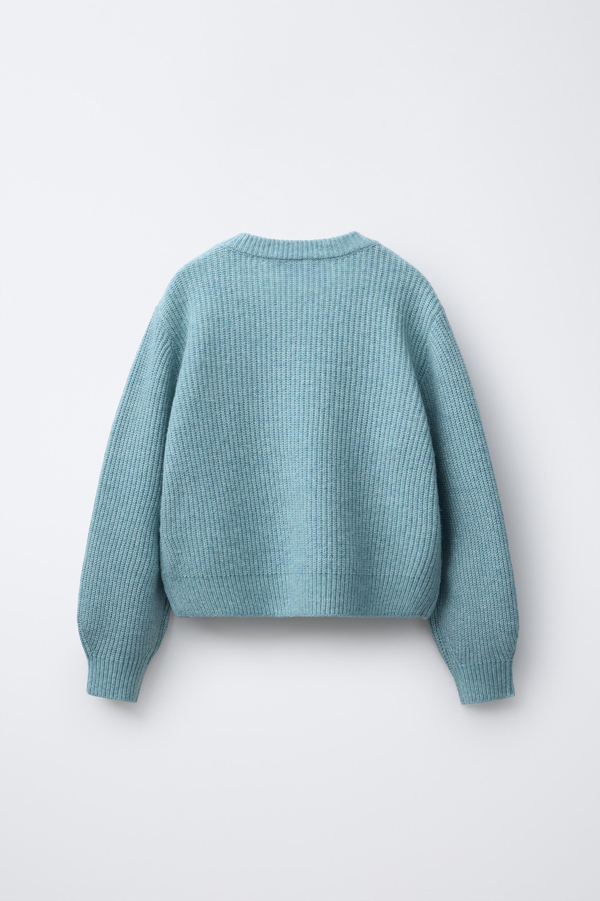 PURL KNIT SWEATER - Pearl gray | ZARA United States