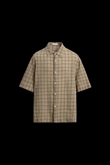 Zara TEXTURED STRUCTURE SHIRT - Mid-ecru - Image 0