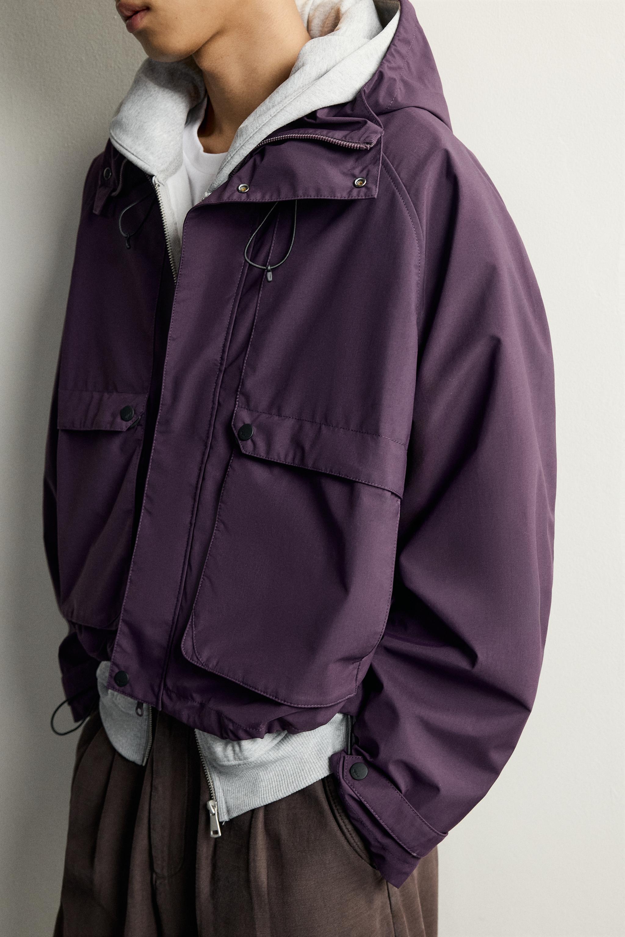 BLOUSON RELAXED FIT DÉPERLANT
