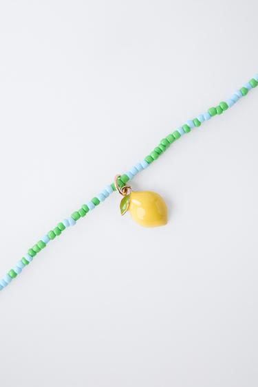 PACK OF TWO TOMATO AND LEMON NECKLACES - Red by Zara - Image 2